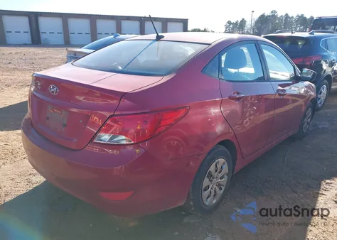 2015 Hyundai Accent Gls z USA, uszkodzony, nr VIN KMHCT4AEXFU914906